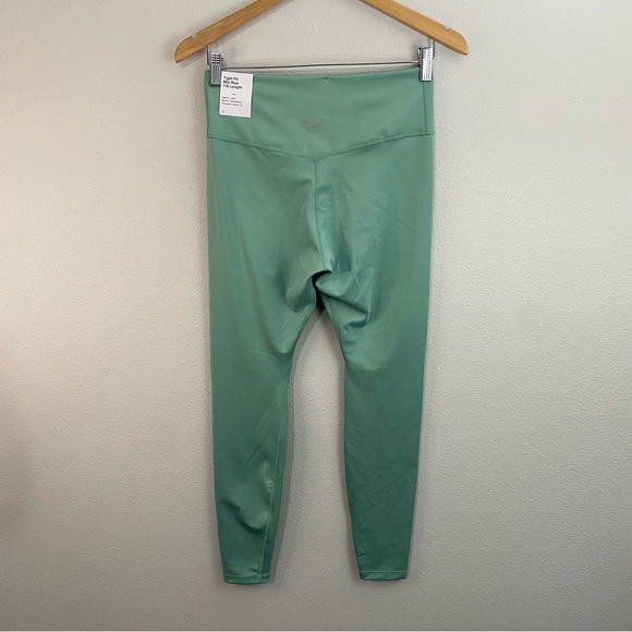 Nike Tight Fit Mid Rise 7/8 Length Green Leggings‎ NWT Woman’s Size Medium - Picture 3 of 8